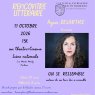  Rencontre littéraire avec  AGNES DESARTHE  épisode 2  de la série  Festival Culturel  Sur les pas des Kalonymos 